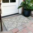 thumbnail image 6 of Addison Rugs Chantille Indoor/Outdoor Transitional Diamonds Gray Washable Rectangle Rug, 1'8" x 2'6", 6 of 6