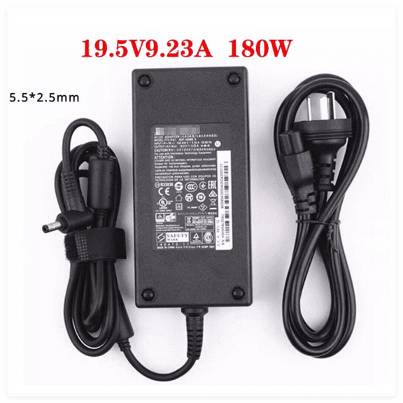 180W 19.5V 9.23A Charger for MSI GT60 GT683DX GT683DXR GT685 GT685R 5.5*2.5mm Adapter