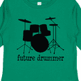 thumbnail image 4 of Inktastic Future Drummer Boys or Girls Long Sleeve Toddler T-Shirt, 4 of 5