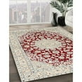 thumbnail image 2 of Ahgly Company Indoor Round Traditional Rust Pink Medallion Area Rugs, 3' Round, 2 of 6