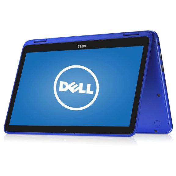 Dell - Inspiron 2-in-1 11.6" Touch-Screen Laptop - Intel Celeron - 2GB Memory - 32GB eMMC Flash Memory - Bali Blue