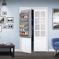 thumbnail image 5 of Over the Door Shoe Organizer with 6 Deep Pockets, Hanging Shoe Rack for Closet Hanger Fits 12 Pairs Shoe Holder for Narrow Door Shoe Storage, Grey, 5 of 9