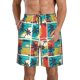 thumbnail image 1 of Fotbe Colorful Hawaii Palms Trajes de Baño Estampados para Hombre, Shorts de Verano de Secado Rápido, Ropa de Playa, Bañadores-X-Large, 1 of 6