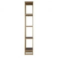 thumbnail image 6 of Uttermost Karishma 4-Shelf MDF and Metal Bookcase in Antique Gold/Dark Walnut, 6 of 9