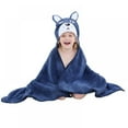 thumbnail image 2 of Xmarks Hooded Towel for Kids | Cartoon Animal Design | Ultra Soft and Extra Large | Bath Towel with Hood for Baby Boys and Girls A1 10 Years, 2 of 6
