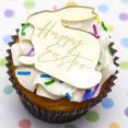 thumbnail image 4 of GFDYREE Rabbit Happy Easter Cupcake Toppers, 20pcs Gold Cake Topper Easter Cake Topper Acrylic Cake Party Rabbit Decorations for Easter Day, 4 of 4