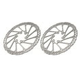 thumbnail image 1 of 2 Pcs Disques de Frein de Vélo, Disques de Frein de Vélo de Route Légers, Disques de Bicyclette à Conception Creuse avec 12 Boulons pour Vélo de Route, 1 of 7
