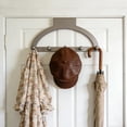 thumbnail image 4 of erfcxs 6 Hooks Over The Door Coat Rack Heavy Duty Door Hook No Drill Gunmetal Gray 7.7 X 16.6 In, 4 of 4