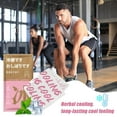 thumbnail image 2 of Cooling Wipes - Sweat Absorption Towels, Travel Size Refreshing Sheets | Post Workout Body Wipes for Cycling, Running, Camping, Fitness Enthusiasts, Athletes, Outdoor Activities, Heat Relief Skincare, 2 of 18