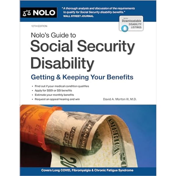 Pre-Owned Nolo's Guide to Social Security Disability: Getting & Keeping Your Benefits (Paperback) 1413331645 9781413331646
