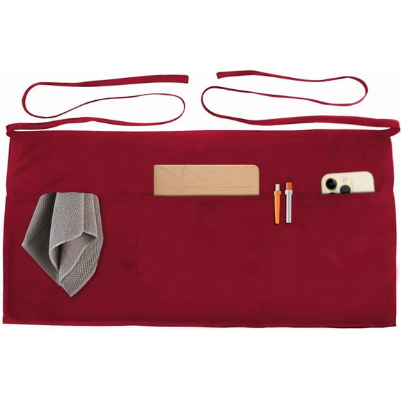 NestE Aprons with 4 Pockets (Available in 3 Pack / 7 Pack) 23.5'' X 11.5''