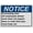 Warning Sign 2, variant on Industrial ANSI Horizontal Directional Sign - 8"x12" Weatherproof, UV Resistant for Indoor/Outdoor Workplace (Stay left Qualified employees only [left arrow])