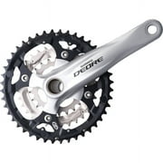 Shimano Deore M590 9-Speed 170mm 26/36/48t Crankset Silver with Bottom