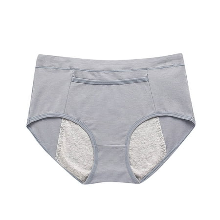 

AOOCHASLIY Womens Underwear Clearance Large Underwear Medium High Waist Middle-Aged Underwear