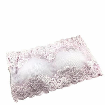 

Sales Promotion!Women Brassiere Lace Base Bra Prevent Exposed Wrapped Chest Lace Underwear for Females Weave Bras White