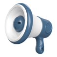 thumbnail image 4 of Mini megáfono altavoz divertido micrófono de mano con llavero de grabación juguete portátil rol Azul, 4 of 9