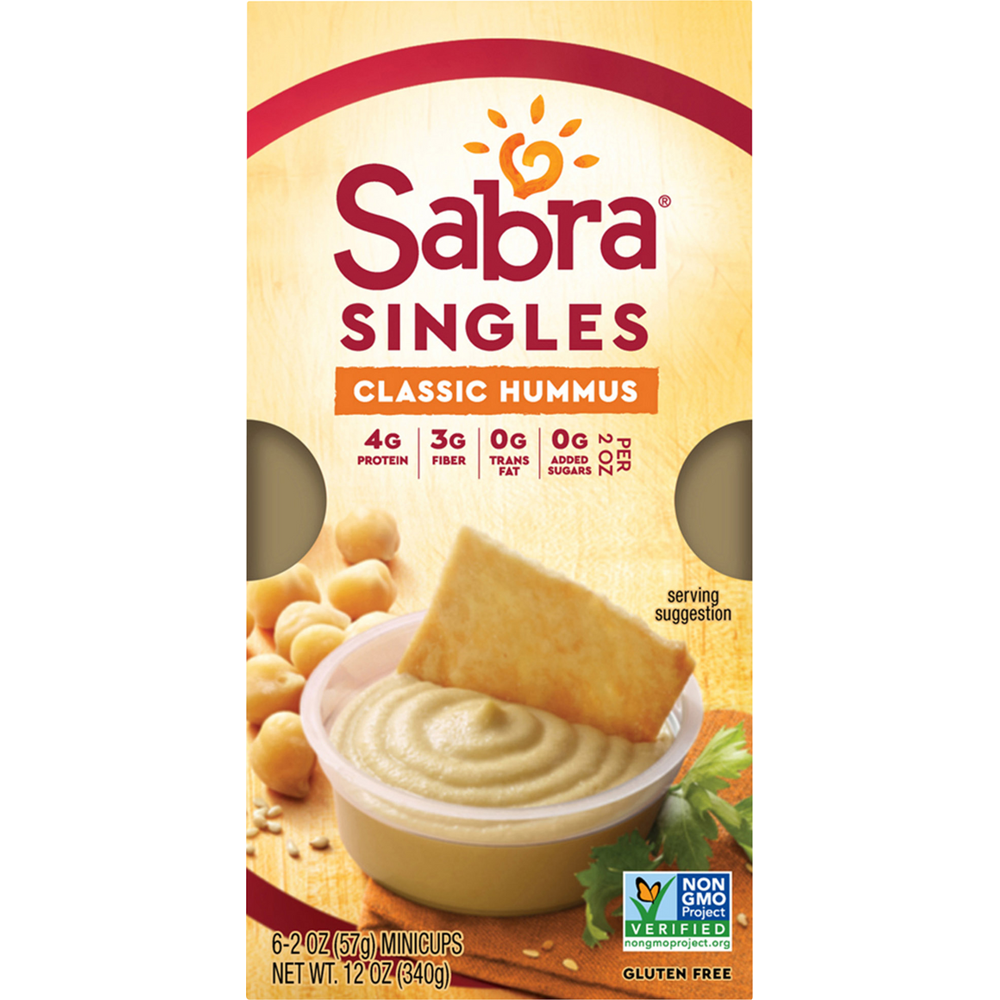 Sabra Singles Classic Hummus 2 oz (6 pack)