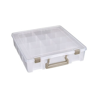 ArtBin Super Satchel Cube - White, Box Organizer Storage, 15.5