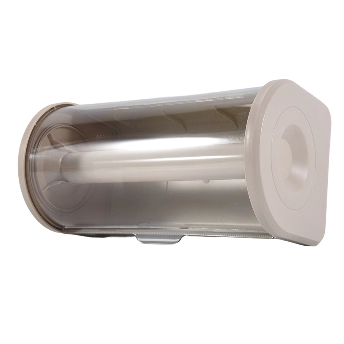 Bathroom Paper Towel Organizer Large Roll Wall Mount Holder with Clear Dustproof Cover Modern Tissue Dispenser Storage A