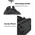 thumbnail image 3 of Mochila con Ruedas MATEIN Impermeable para portátil de Viaje Universidad Bolsa de Negocios Compacta Negro, 3 of 5