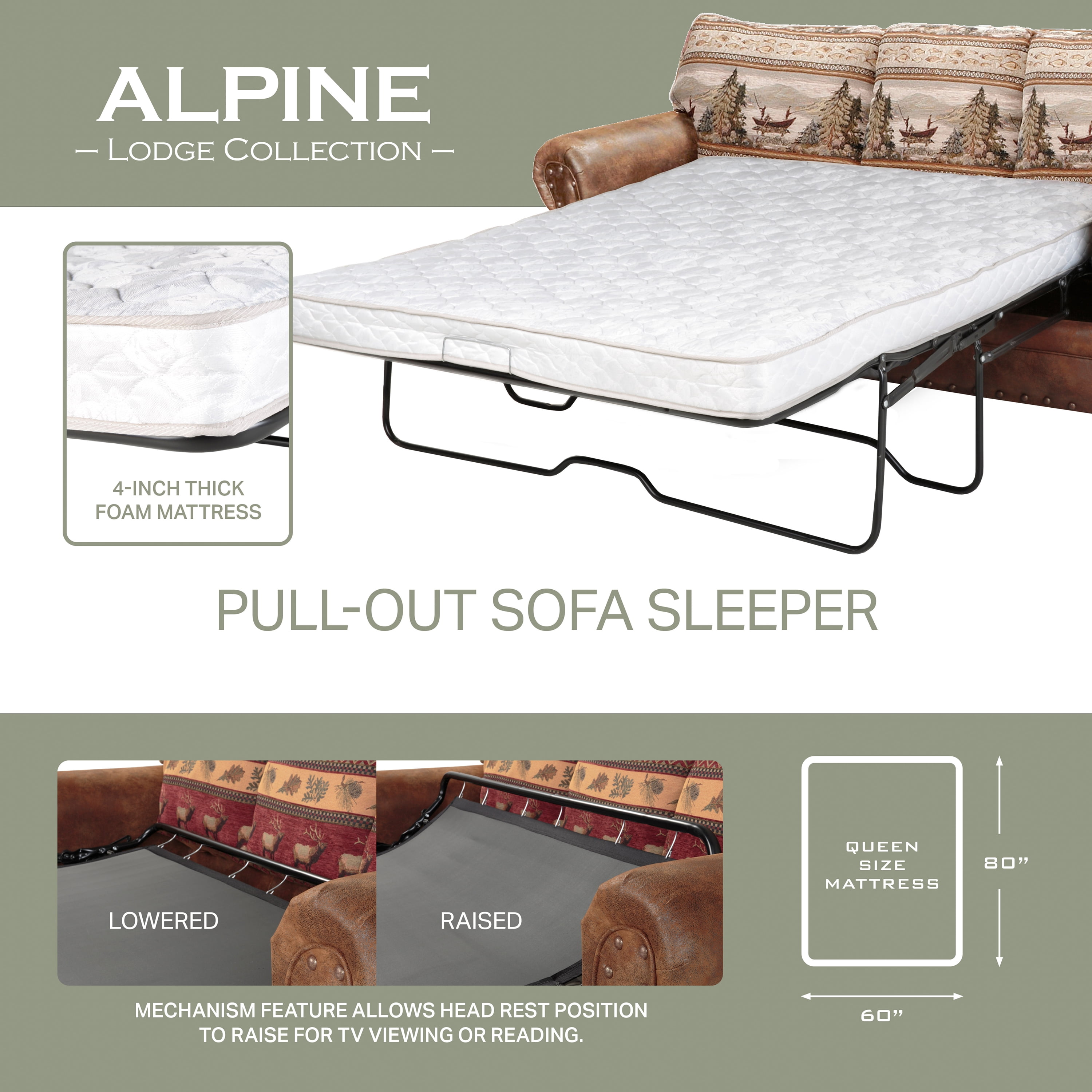 Cabin 2024 sleeper sofa