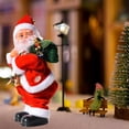 thumbnail image 3 of Electric Santa Cus Muñeca Canto Dancing Sacudida Cabeza Adorno Funny toy children kids Shower Cumpleaños Navidad Decoración de regalo perfecl Muñeca eléctrica de Santa Claus, 3 of 8