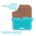 thumbnail image 2 of Nuby All Silicone Chocolate Chip Cookie and Chocolate Bar Teether - 3+ Months Cookie/Chocolate, 2 of 5