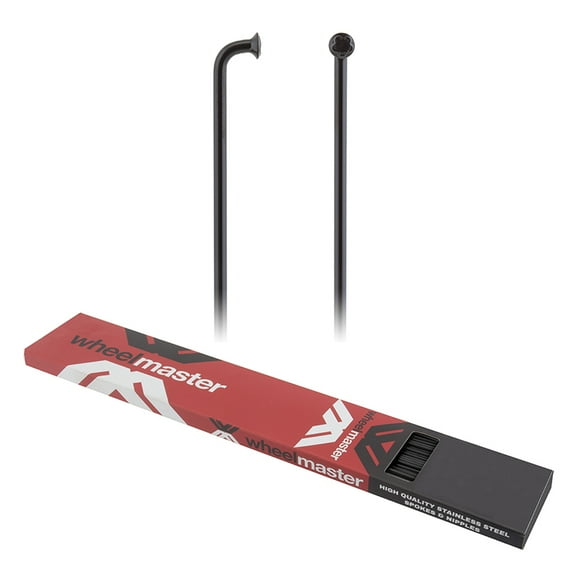 Wheel Master Black Stainless Steel Spokes J-Bend 2.0 (14G) 290mm Black