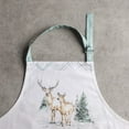 thumbnail image 2 of Maison d' Hermine Deer in The Woods 100% Cotton 1 Piece Kitchen Apron with an Adjustable Neck & Without Pocket with Long Ties for Women Men Chef (27.50"x31.50"), 2 of 3