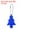 Dark Blue, variant on Uxcell 12Pcs Reflective Pendant Reflector Key Ring Safety Reflector Christmas Tree Shape Silver White