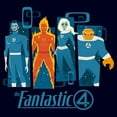 thumbnail image 2 of Juniors The Fantastic Four: First Steps Family Panels T Shirt, 2 of 2