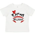thumbnail image 3 of Inktastic Love My Bulldogs Football Boys or Girls Baby T-Shirt, 3 of 5