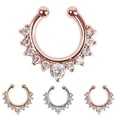 thumbnail image 2 of Nose Ring Fashion Rhinestone Decorative Creative Nose Hoop Nose Piercing Jewelry, 2 of 7