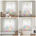 thumbnail image 6 of Easter Eggs Sheer Curtains 108" Extra Long, Country Wildflower Spring Watercolor Botanical Light Filering Curtains, Privacy Drapes Simi Floor to Veiling Curtain for Living Room Large Window Treatment, 6 of 9