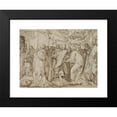 thumbnail image 2 of Master of the Egmont Albums 14x12 Black Modern Framed Museum Art Print Titled - The Parable of the Tribute Money (C. 1580/1600), 2 of 5