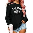 thumbnail image 4 of Christmas Sweatshirts for Women It's a Beaut Clark Letter Print Pullover Xmas Casual Long Sleeve Crewneck Tops, 4 of 5