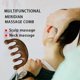 thumbnail image 4 of Massage Comb Head Massager Sandalwood Five Tooth Comb Whale Comb Scalp Scraping Massager Body Massage Tool, 4 of 5