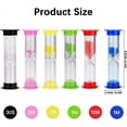 thumbnail image 2 of LZYMSZ 6 Pack Sand Timer Colorful Hourglass Sandglass Timer 30 sec/ 1 min//2 mins/ 3 mins/5 mins/10 mins/Sand Clock Timer for Kids Games Classroom Home Office, 2 of 7