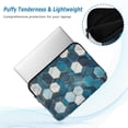 thumbnail image 2 of FORMRS 13"-13.3" Laptop Sleeve Protective Case Soft Carrying Quilted Computer Bag Cover, Dark Blue Hexagon Patterns, 2 of 7