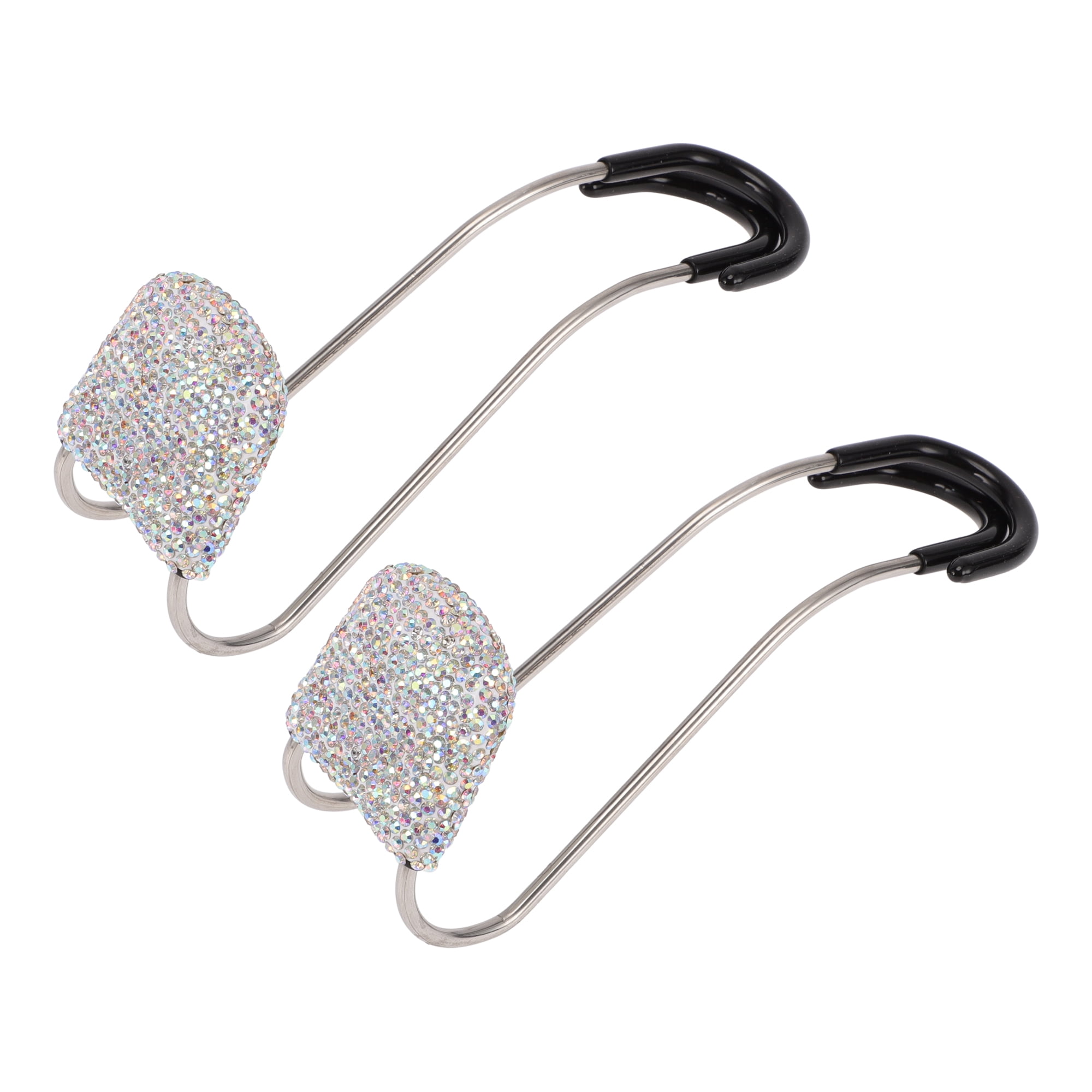 Unique Bargains 2 Pcs Universal Car Seat Headrest Hook for Purses and Bag Multicolor 6.14"x1.81"