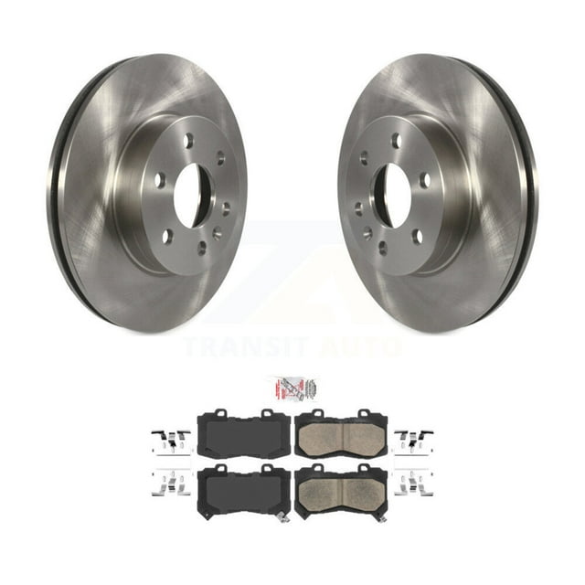 Transit Auto Front Disc Brake Rotors and Ceramic Pads Kit for Car 2015-2020 Chevrolet Colorado GMC Canyon K8A-103831