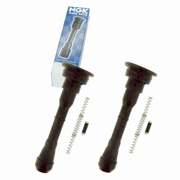 2 pc NGK 58993 Ignition Coil Boots for 174029 175-1076 671-4316 702543 SPB225 SPP162E Direct Spark Plug Wire Fits select: 2011-2014 NISSAN JUKE