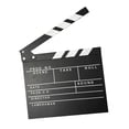 thumbnail image 1 of Directores de Cine Tablilla Claqueta Pizarra Claqueta Claqueta Madera Tamaño Compacto Inglés negro, 1 of 8