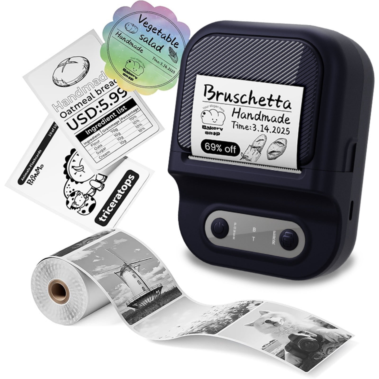 Usb Labels USB-C Label Printer USB-C Thermal Label Printer – 4x6 Inch Labels ...