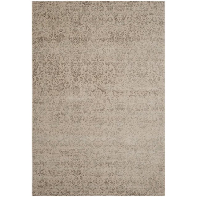 Safavieh Vintage 3' X 5' Power Loomed Rug in Ivory and Gray