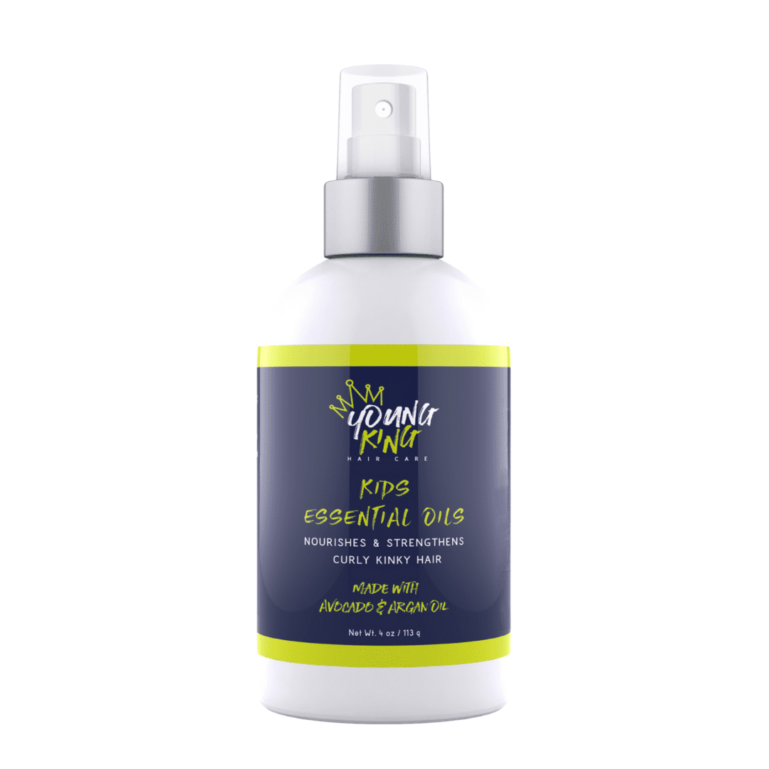 Young King Hair Care with Avocado & Argan Essential Hair Oil, 4 oz