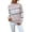A-Pink224, variant on Womens Sweaters Christmas Snowflake Printed Sweaters Turtleneck Vintage Holiday Knitted Sweater Pullover Tops For Ladies