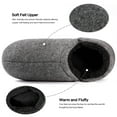 thumbnail image 4 of Ecetana Slippers for Men Slip On Fuzzy Slippers Comfort Warm House Shoes Indoor Outdoor, 4 of 7
