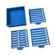 thumbnail image 5 of Porta notas adhesivas con plantilla, material de oficina, regalos multifuncionales Azul, 5 of 9