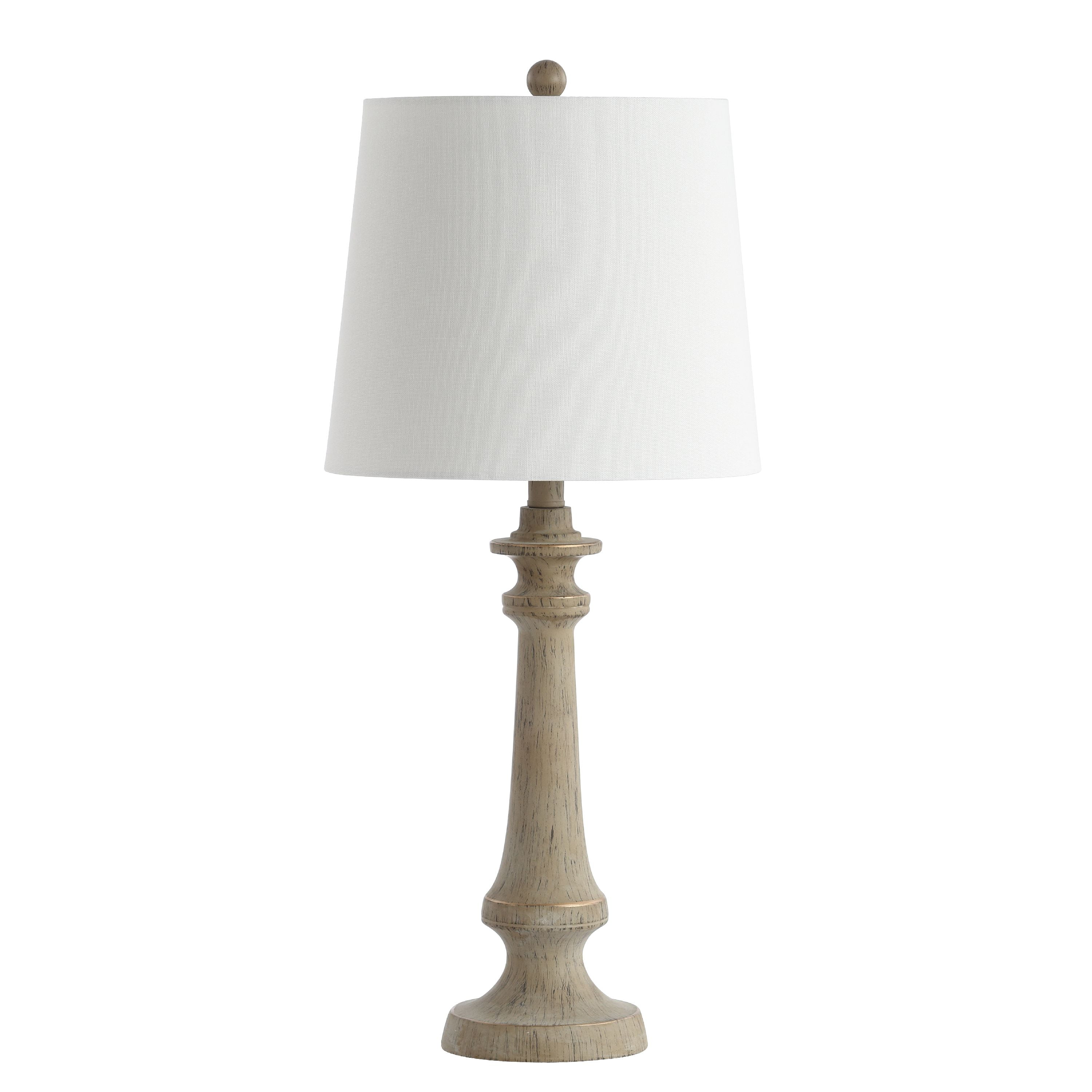 SAFAVIEH Rhett Traditional Rustic 28 in. H Table Lamp, Antique Brown